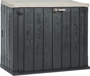 Ящик пластиковый Toomax WOOD STYLE 842л АНТРАЦИТ/ТЁПЛО-СЕРЫЙ