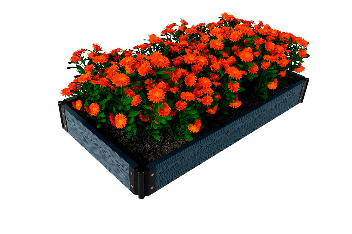 Теплая низкая грядка ДПК NauticPrime 3D 150х25х2950 mm
