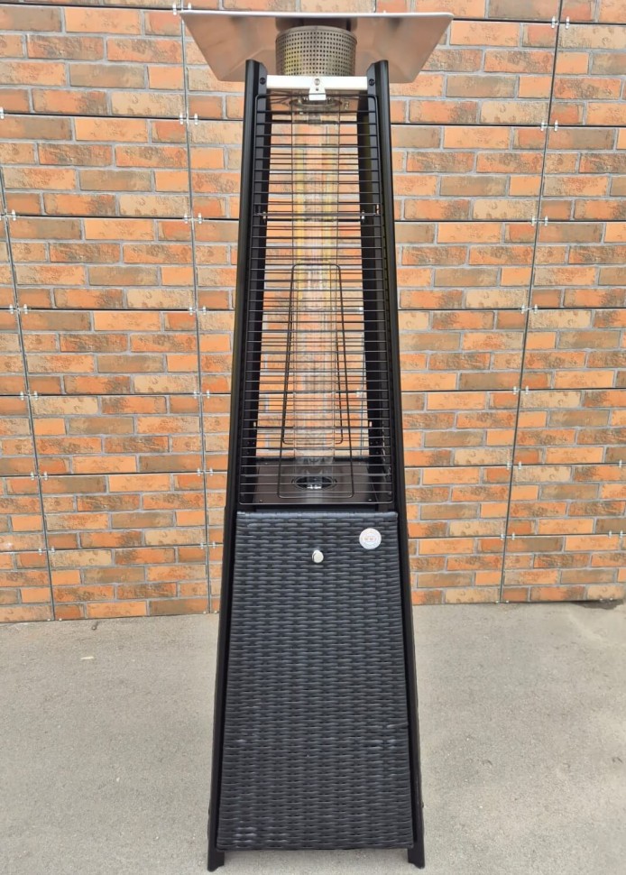Уличный газовый обогреватель WWT 13I ROTANG Black mini 1.8m