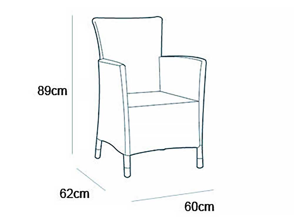 Комплект мебели для балкона или уличного кафе ROSARIO BALCONY SET