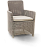 Уличное пластиковое кресло Beenera MANHATTAN ARMCHAIR под ротанг